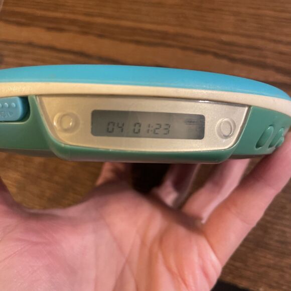 Sony CD Walkman D-EJ001 Portable CD Player Aqua Blue And White, Tested, USED - Picture 7 of 7